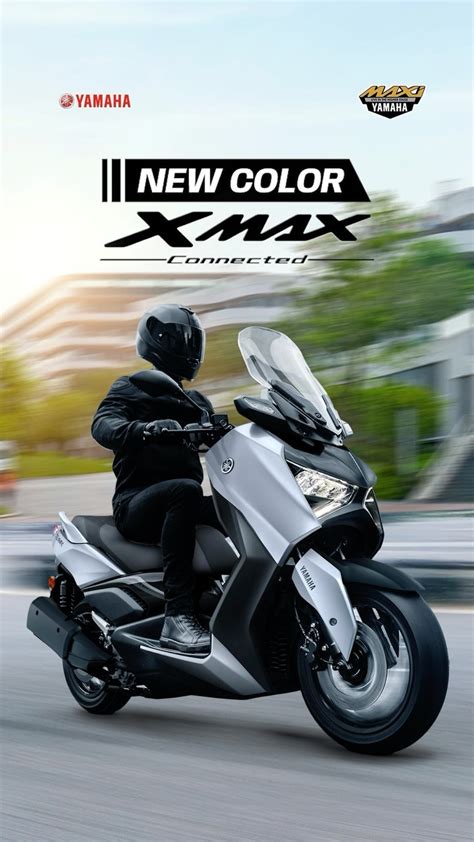 yamaha motor indonesia   deretan warna   xmax connected