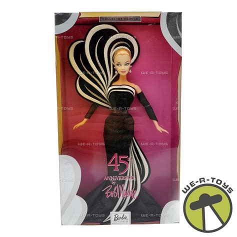 45th Anniversary Barbie Doll Bob Mackie Collector Edition 2003 Mattel