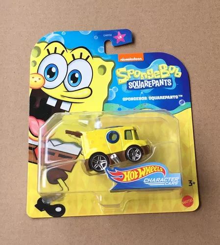 Hot Wheels Bob Esponja Character Cars Meses Sin Intereses