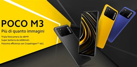 SMARTPHONE XIAOMI POCO M3 M2010J19CG 64 GB DUAL SIM 6.53" 4G LTE OCTA ...
