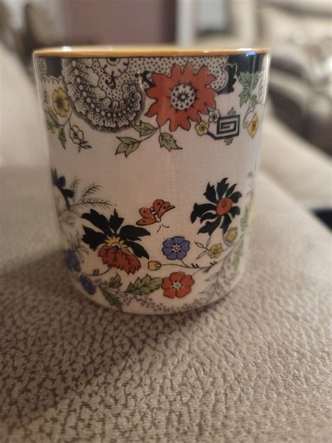 Intage CUP Holder Fancy Floral Japanese Theme Lancaster Sandland Hanley