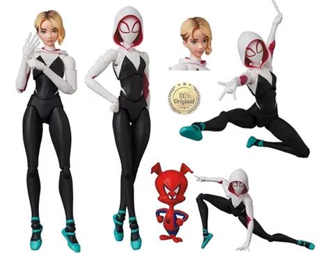 Boneco Homem Aranha Mafex Spidervers Action Figure Gwen Stac