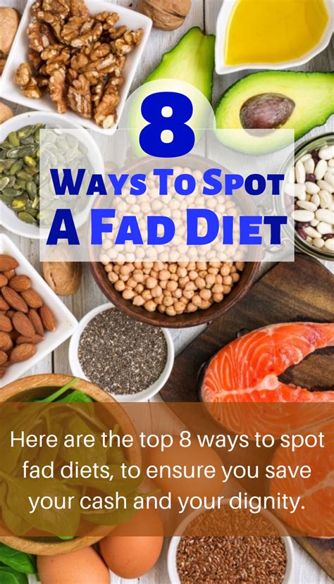 8 Ways To Spot A Fad Diet Fad Diets Diet Best Diets