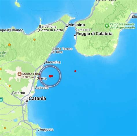 Tre Scosse Di Terremoto In Serata Nel Mar Jonio Tra Reggio Calabria E