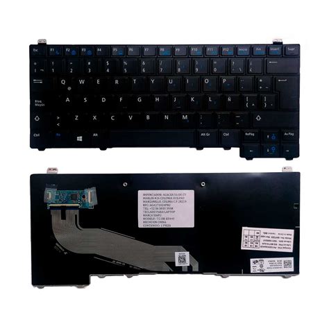 Teclado 9p02y Para Laptops Dell® E5440 Color Negro Y En Español Siafu