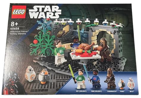 LEGO Star Wars Millennium Falcon Holiday Diorama (40658) Review – The Brick Post!