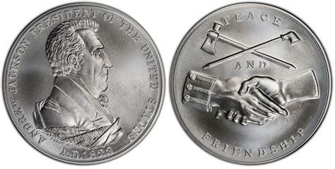 Images of U.S. Mint Medals (2020) Medal Andrew Jackson "1829" Silver ...