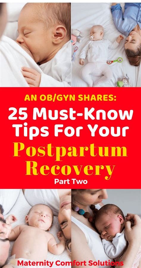 23 Postpartum Recovery Tips To Heal Faster From Birth Artofit