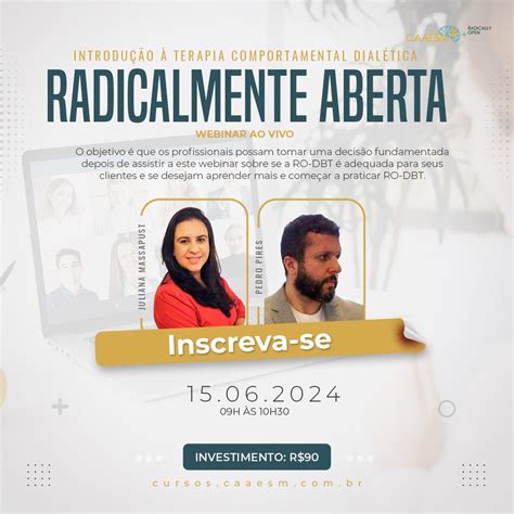 Introdução à Terapia Comportamental Dialética Radicalmente Aberta Ro