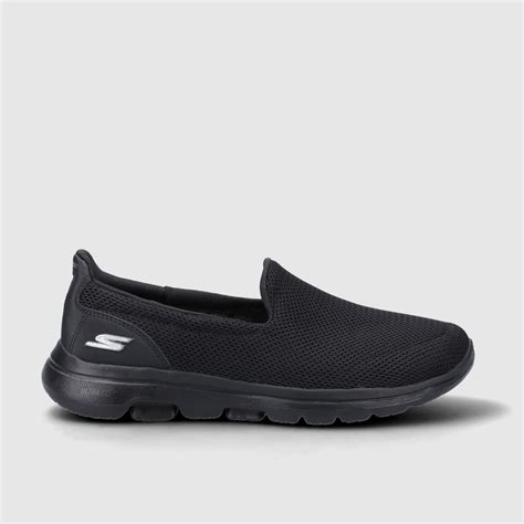 SKECHERS Black Go Walk Trainers - ShoeFreak