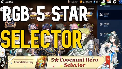 RGB 5 STAR Selector Who Should You Pick Epic Seven YouTube