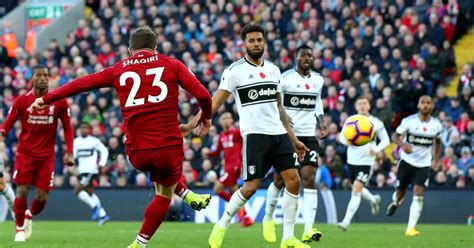 Liverpool Fulham Mohamed Salah And Xherdan Shaqiri Earn Reds Win