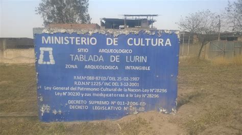 Visita a la Zona Arqueológica de Tablada de Lurín Mi Querida Tablada