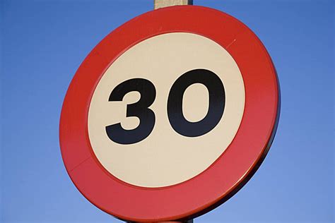 Speed Limit Sign Speed Thirty Symbol Vector Speed Thirty Symbol Png