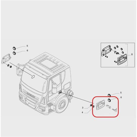 Maçaneta Externa Porta Direita Iveco Novo Stralis Tector Cursor