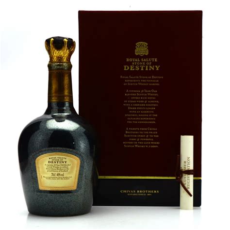 Chivas Royal Salute 38 Year Old Stone Of Destiny Whisky Auctioneer