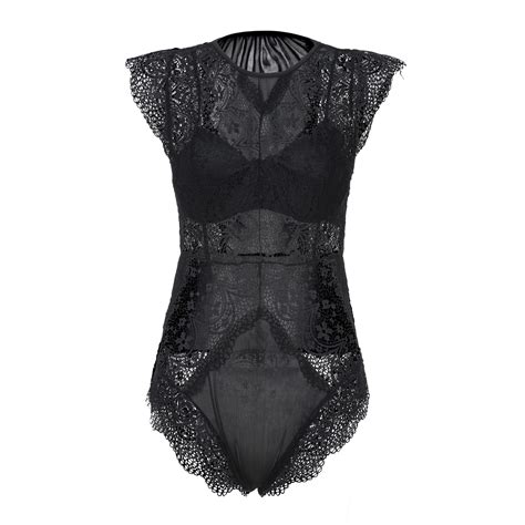 Lingerie Deep V Black Pc Teddy Lingerie For Women Sexy Nightgowns For Woman Xxl Walmart