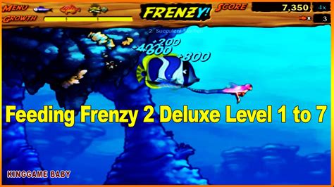 Feeding Frenzy 2 Deluxe, Level 01 to 07 - YouTube