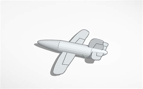 3D design Plane - Tinkercad