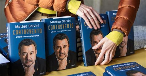 Matteo Salvini il suo Controvento già in seconda ristampa Martedì