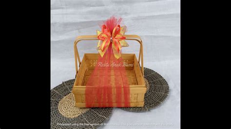 INSPIRASI PACKAGING Imlek Series Hampers Rantang Tile Pita 20cm 25cm