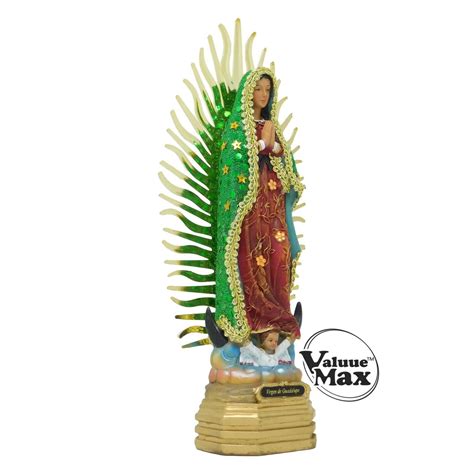 Valuuemax Our Lady Of Guadalupe Statue Finely Detailed Resin Inch