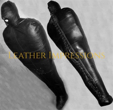 100 Real Leather Sleepsack Bondage Restricted Body Bag Bdsm Etsy