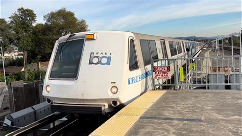 Christmas Eve Bart Legacy Fleet 6 Car Daly City Train Bay Fair To