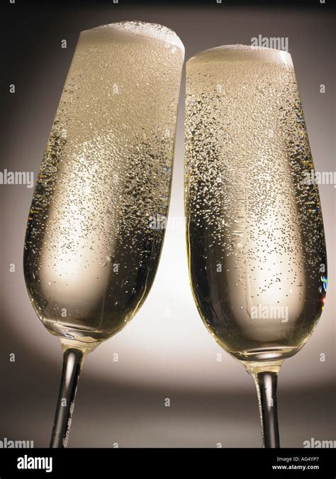 Champagne Flutes Stock Photo Alamy