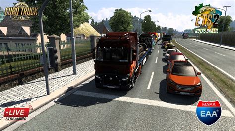 Live Explorando O Brasil No ETS2 Euro Truck Simulator 2 Mapa EAA