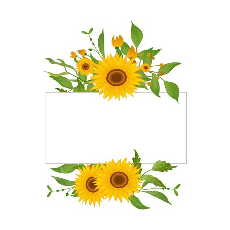 Sun Flower Watercolor Png Image Yellow Sun Flower Watercolor Greeting