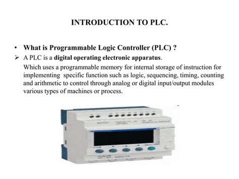 plc programmable logic controller pptx operating systems