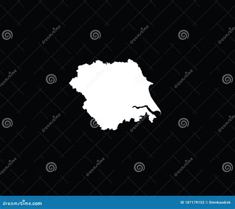 Yorkshire and the Humber Map Stock Vector - Illustration of department ...