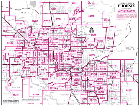 Phoenix Zip Code Map 2023