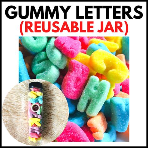 GUMMY LETTERS | CHEWY LETTERS in JAR (GUMMY CANDY) | Lazada PH