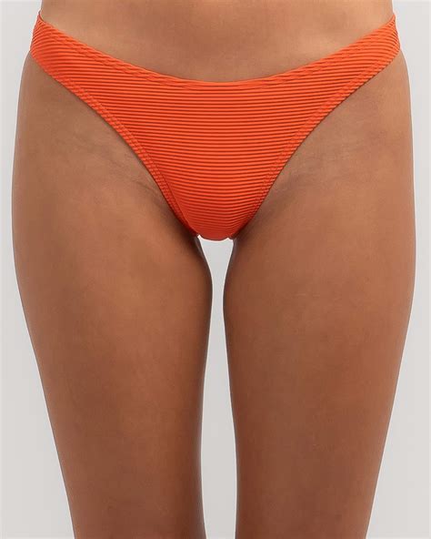 Shop Billabong Tanlines Hike Bikini Bottom In Coral Craze Fast