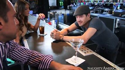 August Ames Fucking In The Bar With Her Big Tits