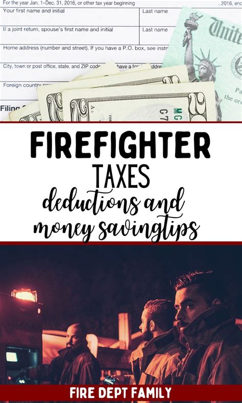 Firefighter Tax Deductions Worksheet Firefighter Tax Deducti