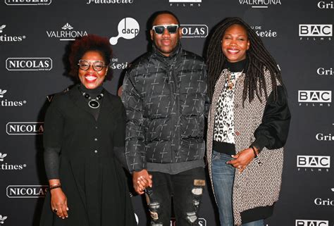 Photo Claudia Tagbo Mokobé Traore et Kareen Guiock Thuram Première