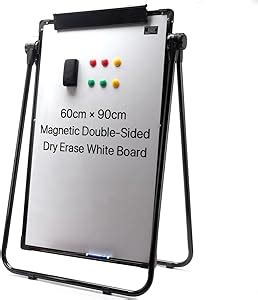 Biendo Large Magnetic Whiteboard X Inches Flip Chart Easel Double