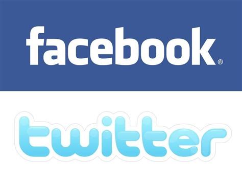 Facebook Twitter Logo - LogoDix