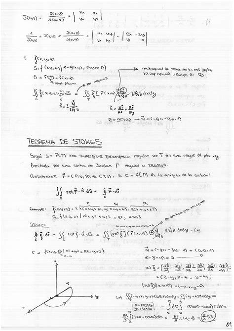 Teorema De Stokes Calculo Avanzado Studocu