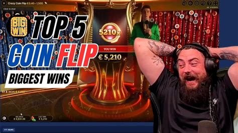 Top 5 Coin Flip Wins 🪙 Crazy Time Youtube