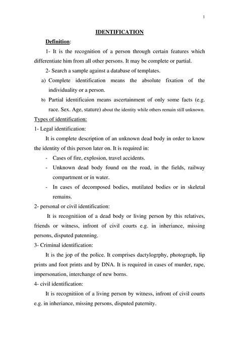 Solution Forensics Notes Identification Studypool