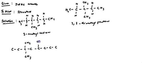 SOLVED Draw Structures Corresponding To The Following IUPAC Names A