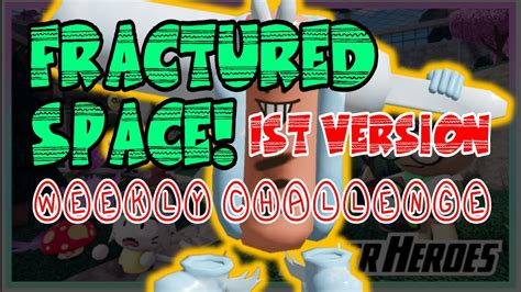 Fracture Space Weekly Challenge In Roblox Tower Heroes Youtube