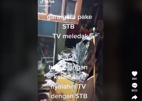 Viral Tv Warga Meledak Saat Pakai Set Top Box Okezone Techno