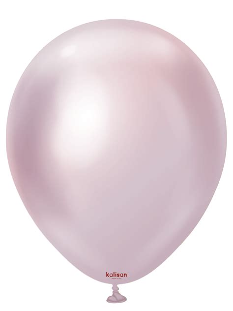 Balony Lateksowe Kalisan Mirror Chrome Pink Gold Chromowane