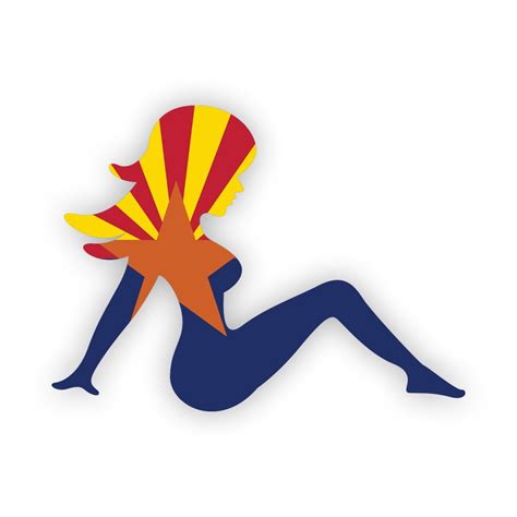 Arizona Mudflap Girl Sticker Decal Self Adhesive Vinyl Weatherproof