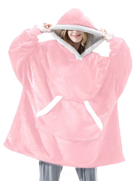 Hooded Fleece Wearable Blanket | Hoodie blanket, Wearable blanket ...